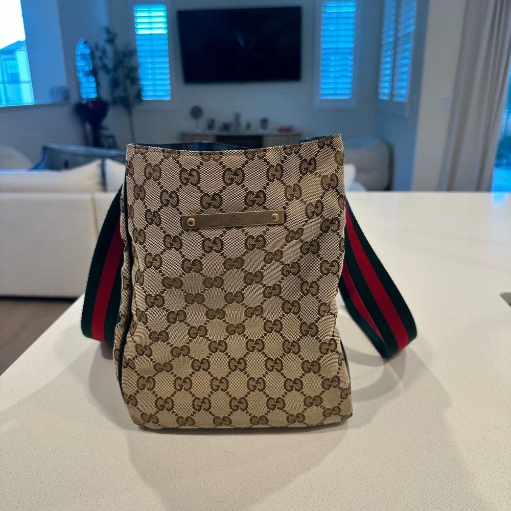 Gucci dog carrier bag 🐕
